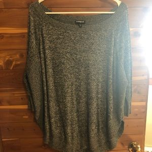 Express grey sweater